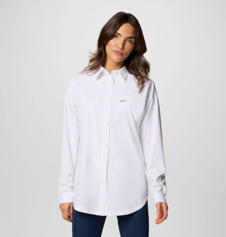 White Women Columbia Boundless Trek™ II Shirts | 19204648