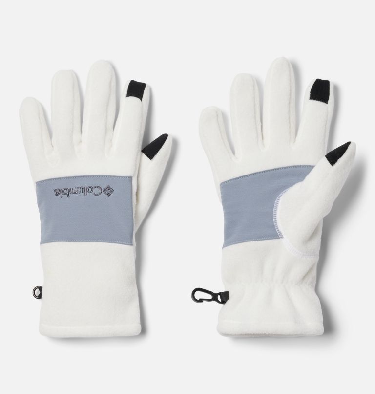 White Women Columbia Fast Trek™ III Fleece Gloves | 62279124