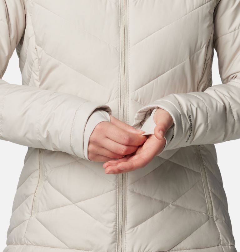 White Women Columbia Heavenly™ Hooded Insulated Puffer Jacket | 47380980