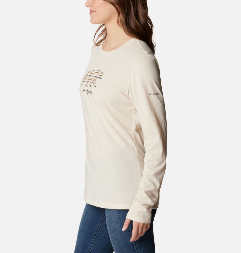 White Women Columbia Hidden Haven™ LS T Shirts | 21894631