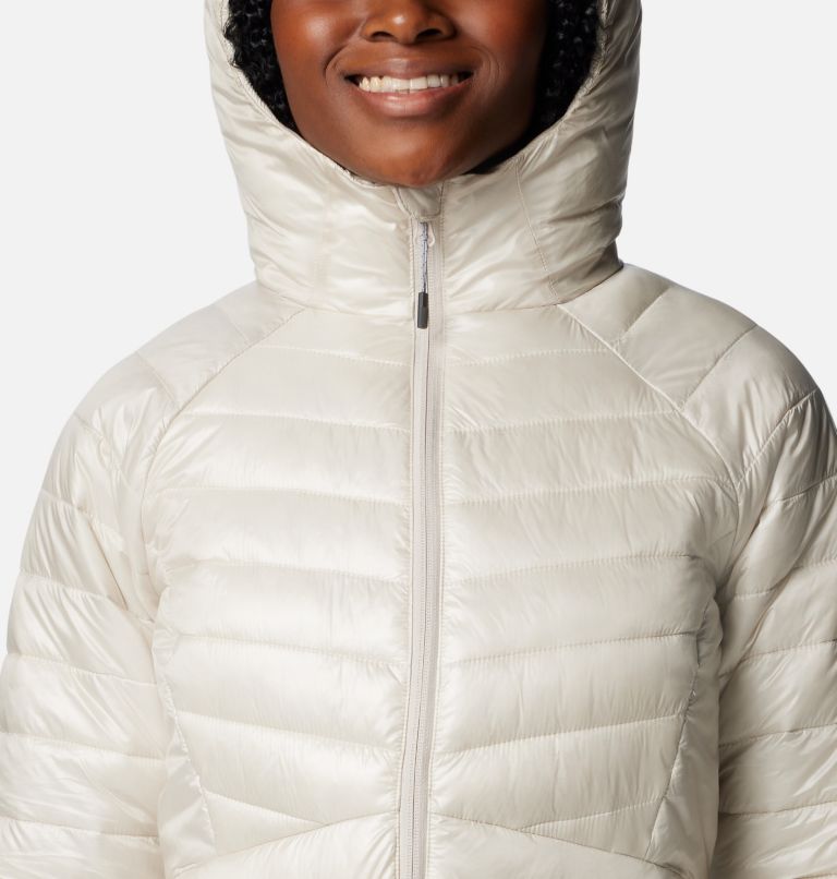 White Women Columbia Labyrinth Loop™ II Insulated Hooded Puffer Jacket | 28727267