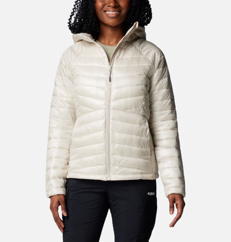 White Women Columbia Labyrinth Loop™ II Insulated Hooded Puffer Jacket | 28727267