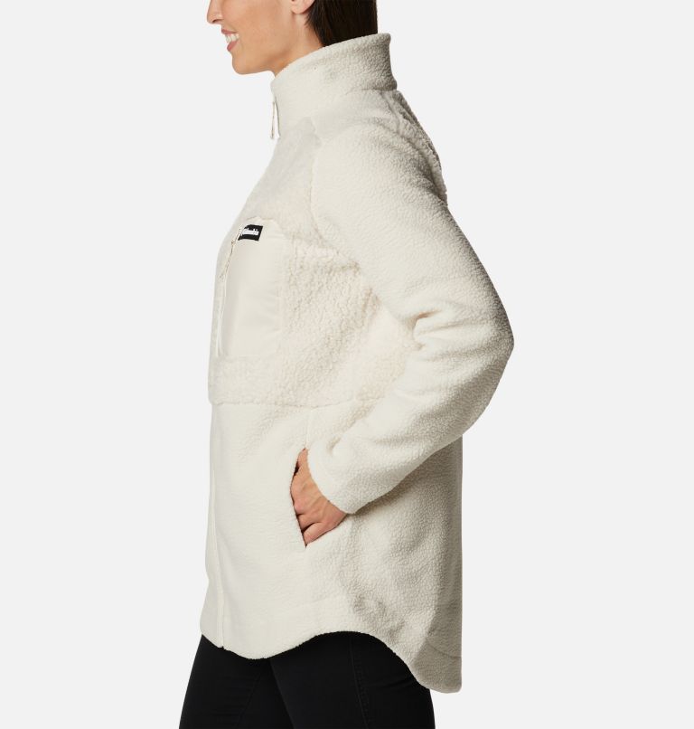 White Women Columbia Lodge™ Sherpa Long Fleece Jackets | 56602764