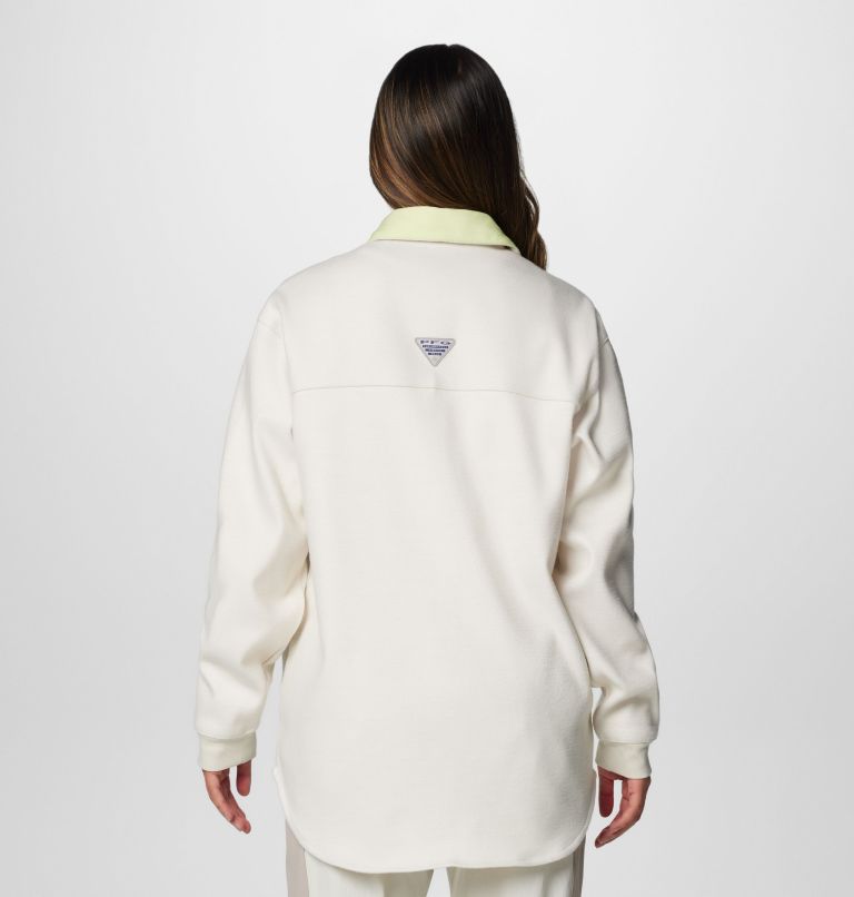 White Women Columbia PFG Open Water™ Jacket Shirts | 54881548