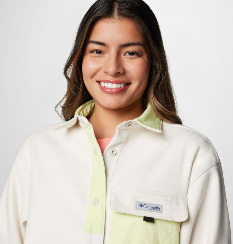 White Women Columbia PFG Open Water™ Jacket Shirts | 54881548