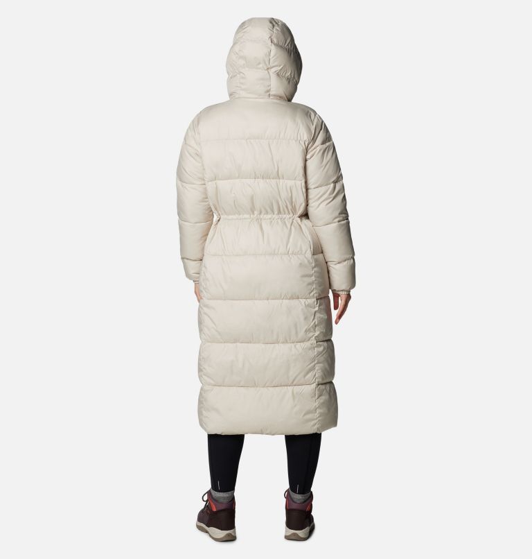 White Women Columbia Pike Lake™ III Long Puffer Jacket | 94669396