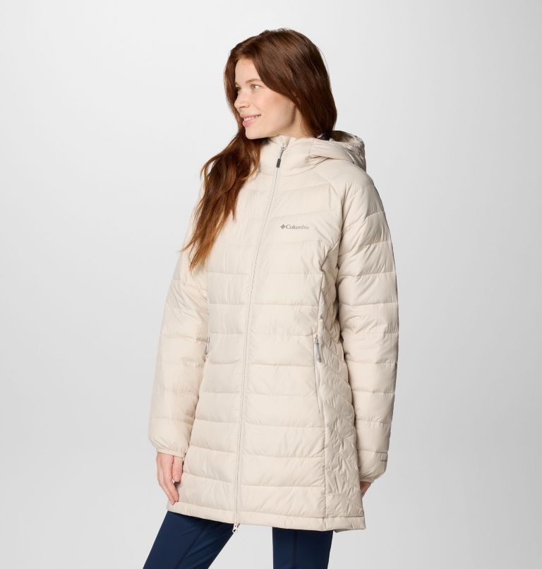 White Women Columbia Powder Lite™ II Mid Insulated Puffer Jacket | 60868830