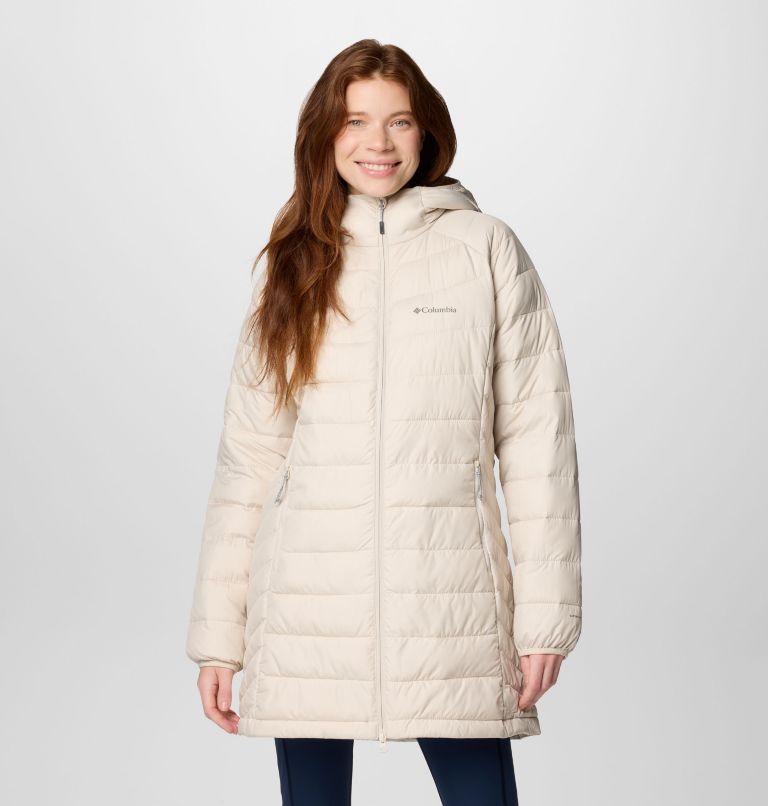 White Women Columbia Powder Lite™ II Mid Insulated Puffer Jacket | 60868830