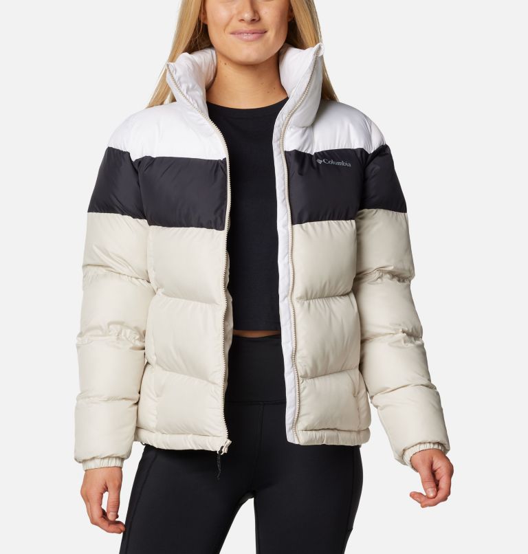 White Women Columbia Puffect™ II Colourblock Puffer Jacket | 48887154