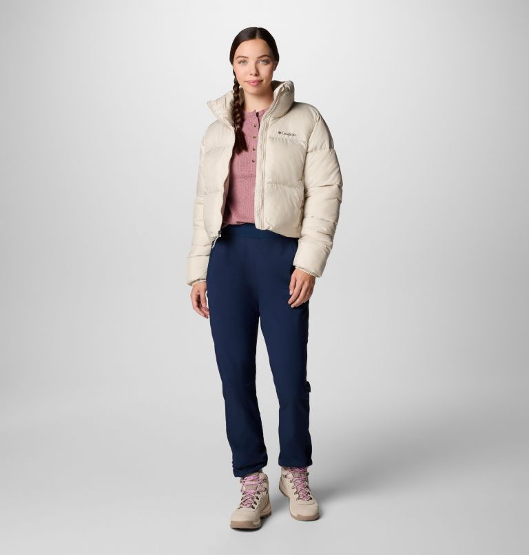 White Women Columbia Puffect™ II Cropped Puffer Jacket | 78917415