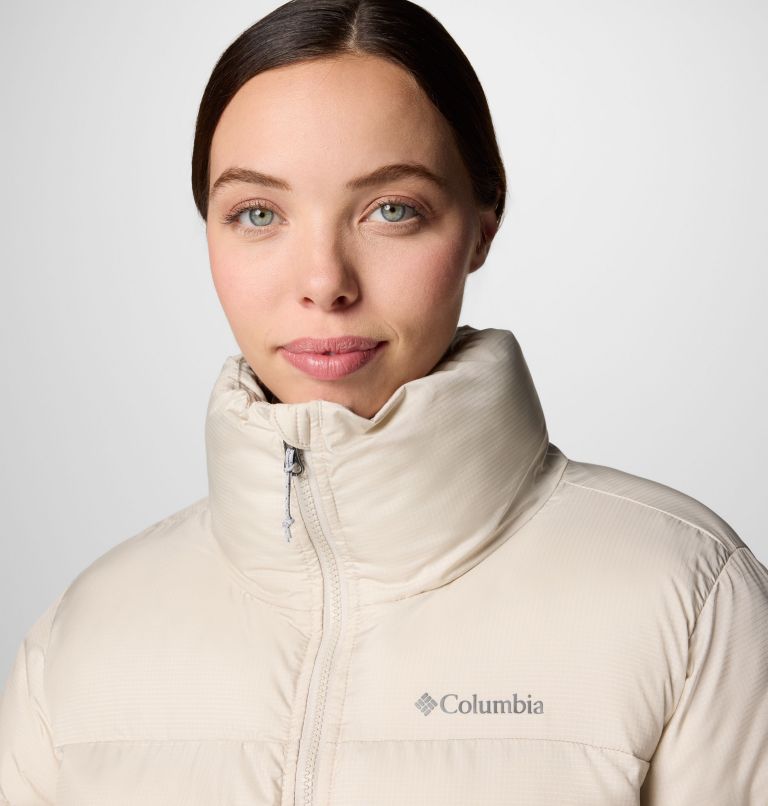 White Women Columbia Puffect™ II Cropped Puffer Jacket | 78917415