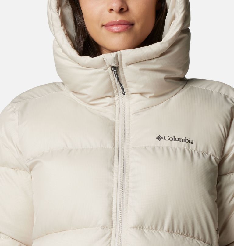 White Women Columbia Puffect™ II Hooded Mid Puffer Jacket | 10335134