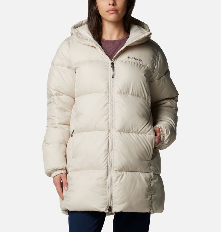 White Women Columbia Puffect™ II Hooded Mid Puffer Jacket | 10335134