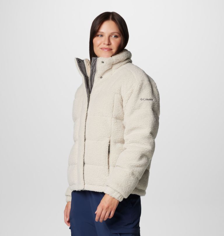 White Women Columbia Ruby Falls™ II Novelty Sherpa Puffer Jacket | 56630863