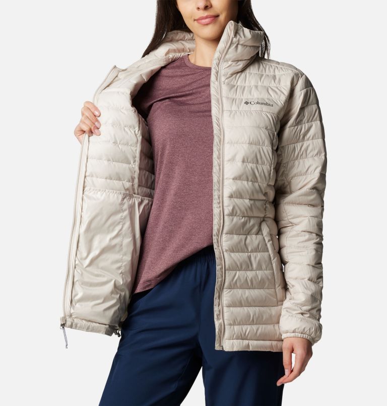 White Women Columbia Silver Falls™ II Packable Insulated Puffer Jacket | 91742237