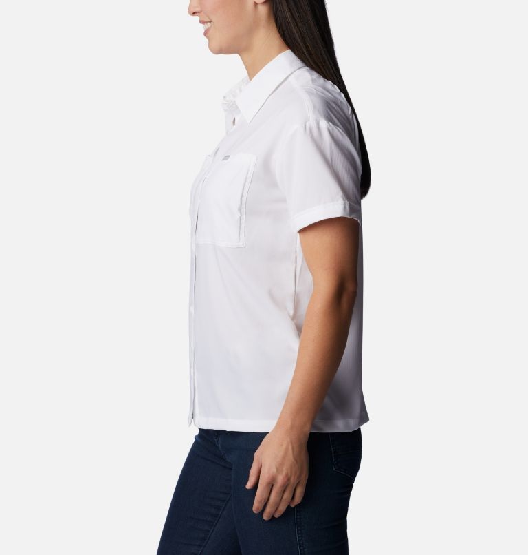 White Women Columbia Silver Ridge Utility™ Short Sleeve Shirts | 77481302