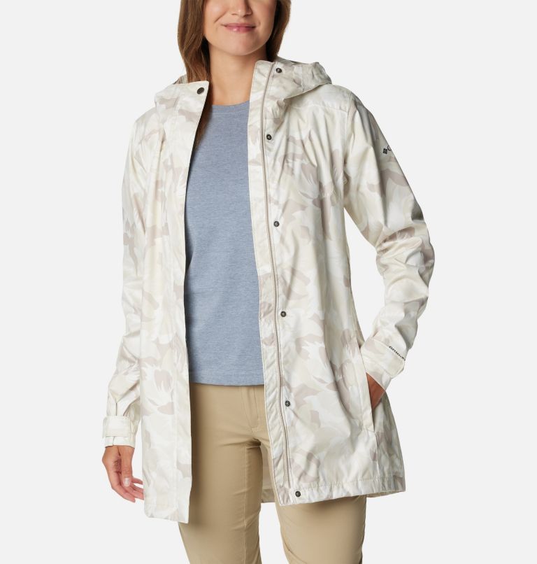 White Women Columbia Splash A Little™ II Waterproof Jackets | 25872708