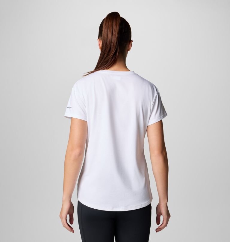 White Women Columbia Sun Trek™ Technical Graphic T Shirts | 97400019