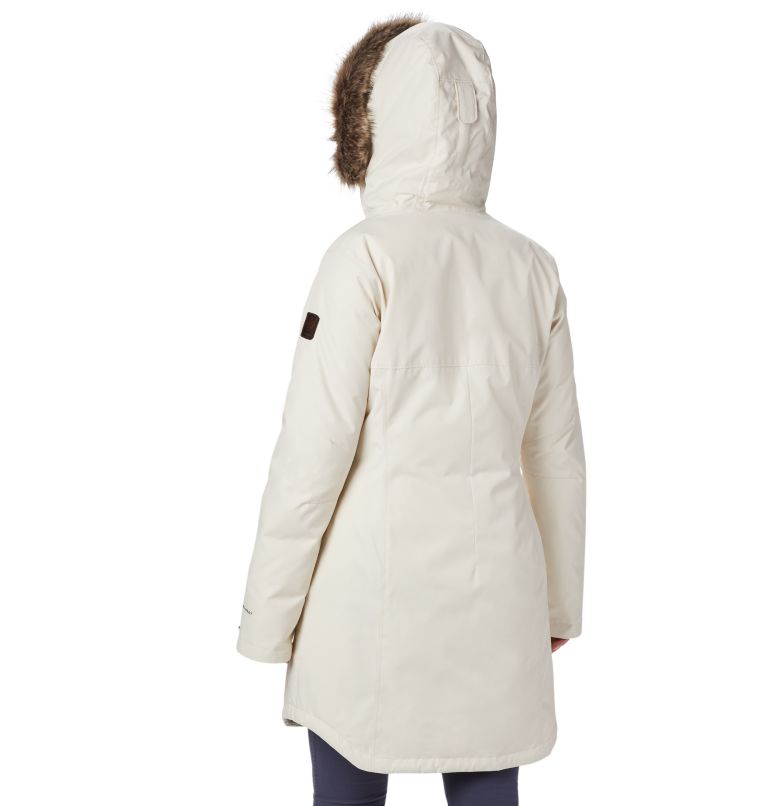 White Women Columbia Suttle Mountain™ Long Synthetic Down Parka | 66255818