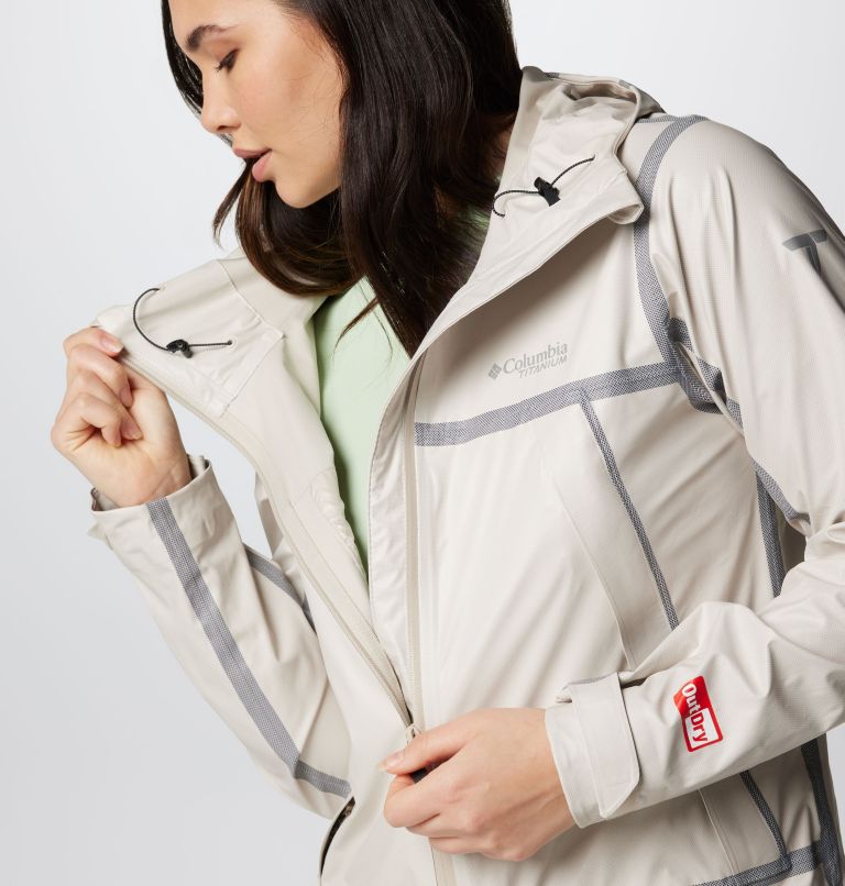 White Women Columbia Wyldwood™ Hiking Shell Waterproof Jackets | 38599169