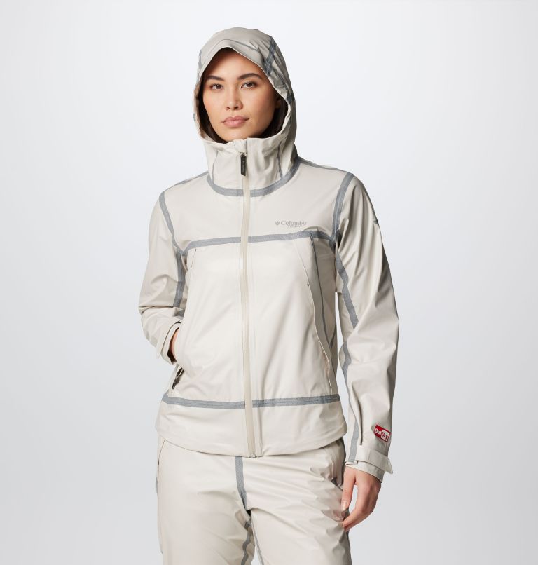 White Women Columbia Wyldwood™ Hiking Shell Waterproof Jackets | 38599169