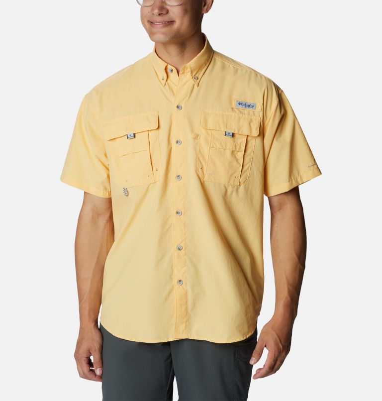 Yellow Men Columbia Bahama™ II Short Sleeve Shirts | 61118623