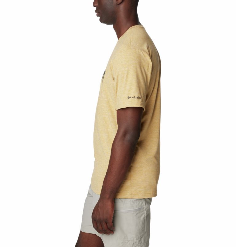 Yellow Men Columbia Kwick Hike™ Technical T Shirts | 54300435