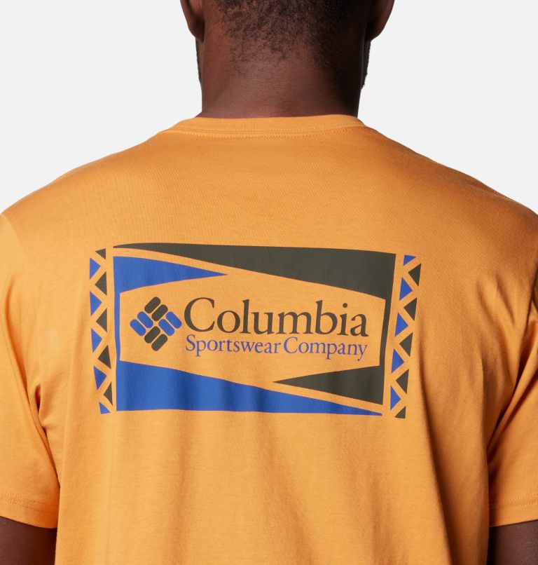 Yellow Men Columbia North Cascades™ T Shirts | 27600412