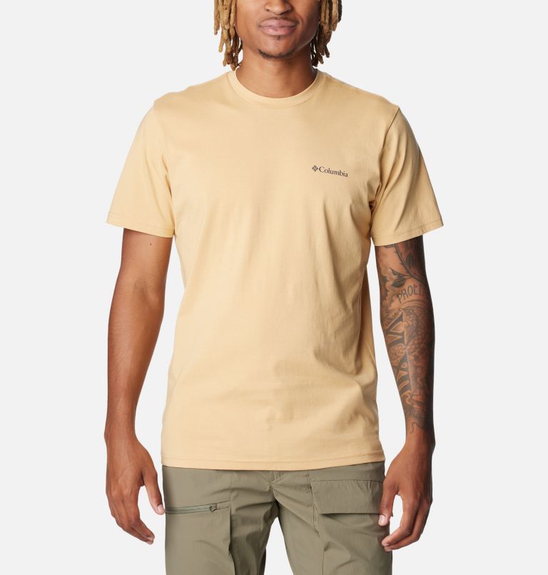 Yellow Men Columbia Rapid Ridge™ II Organic Cotton T Shirts | 59532145