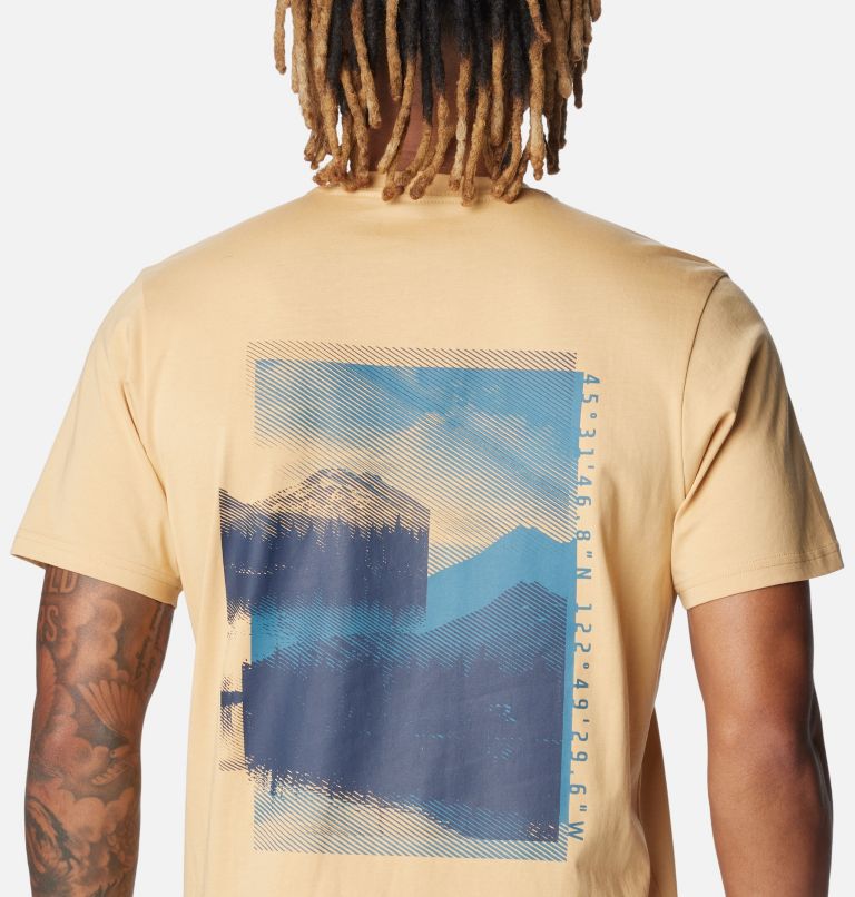 Yellow Men Columbia Rapid Ridge™ II Organic Cotton T Shirts | 59532145