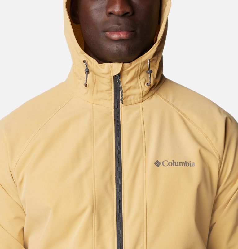 Yellow Men Columbia Tall Heights™ Hooded Softshell Softshell Jackets | 34242293