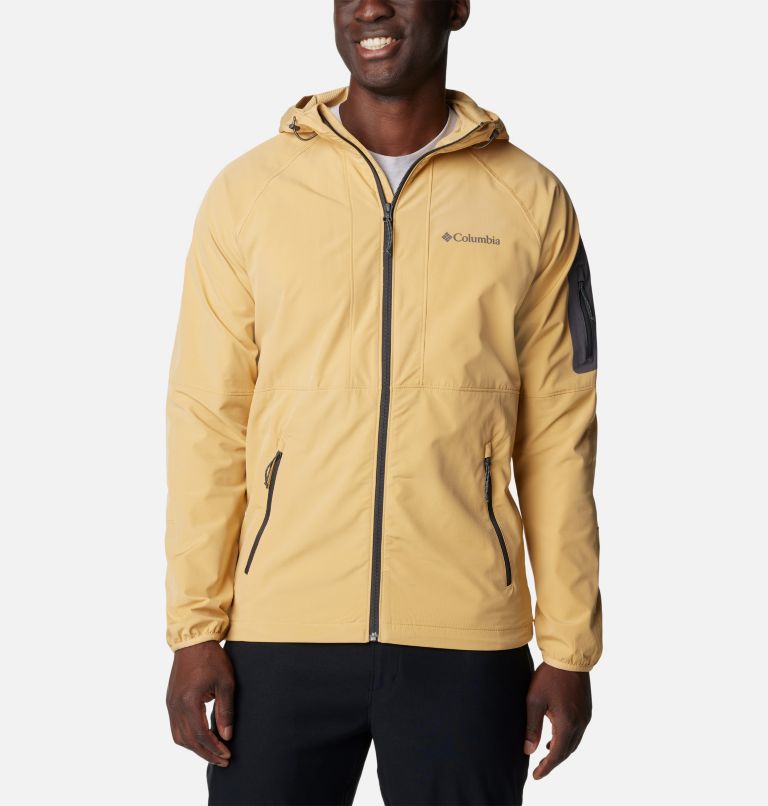 Yellow Men Columbia Tall Heights™ Hooded Softshell Softshell Jackets | 34242293