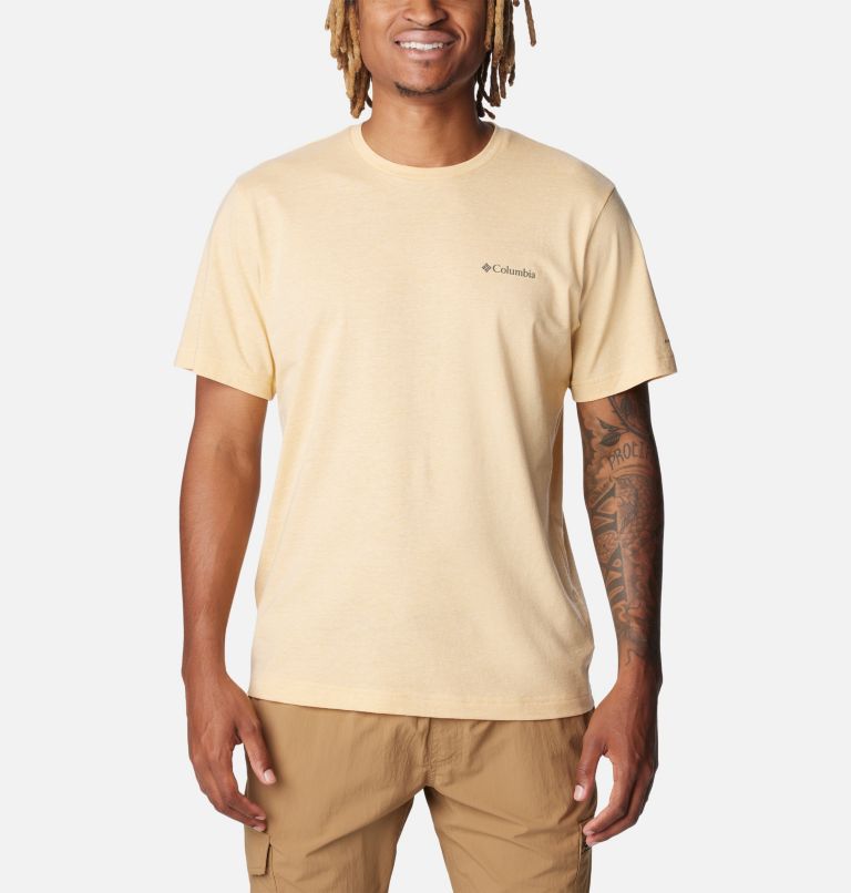 Yellow Men Columbia Thistletown Hills™ Short Sleeve T Shirts | 11082589