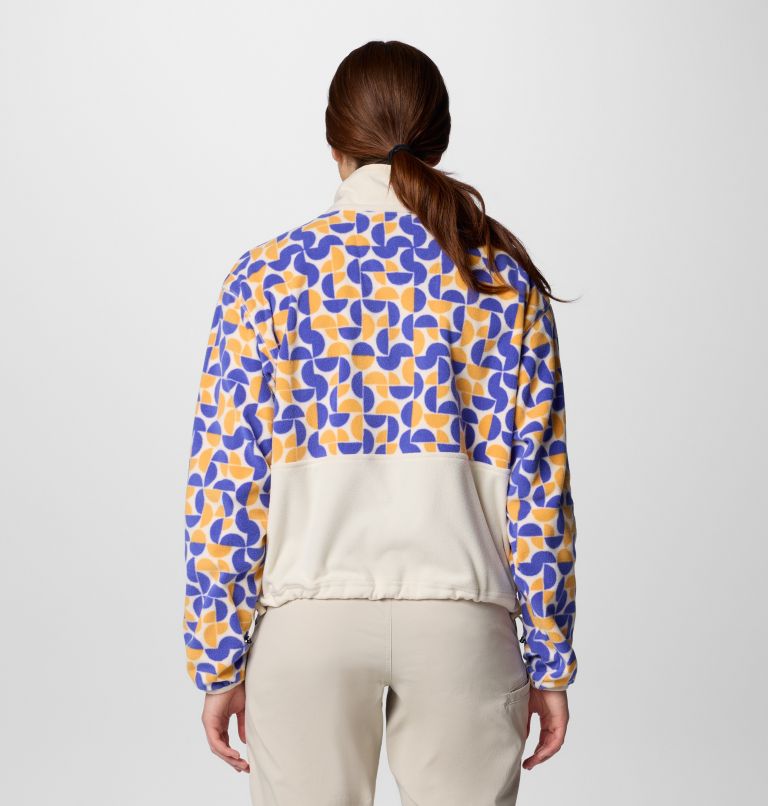 Yellow Women Columbia Back Bowl™ Printed Fleece Jackets | 12880574