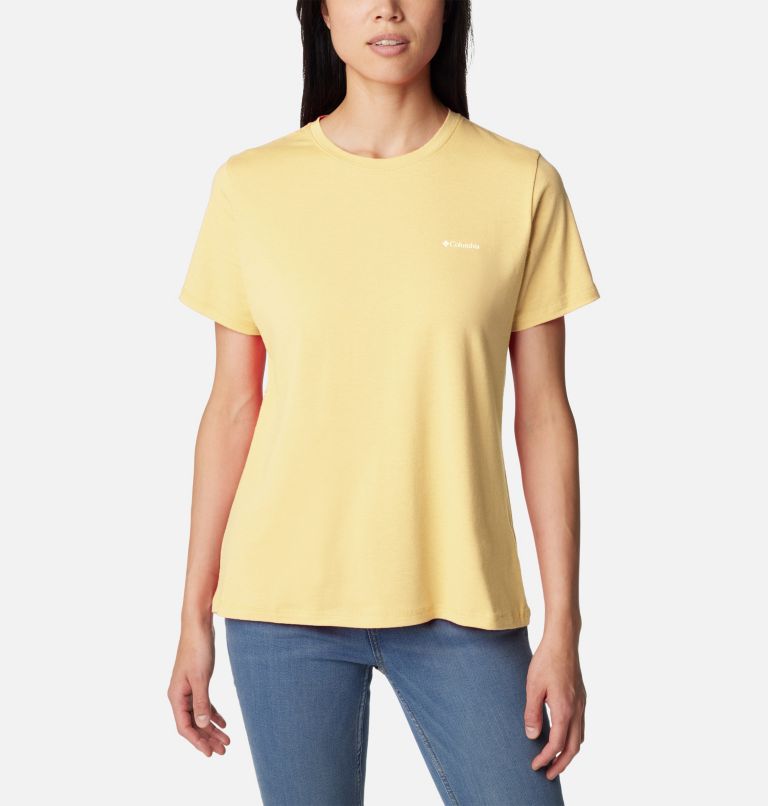 Yellow Women Columbia Sun Trek™ Technical Graphic T Shirts | 30076877