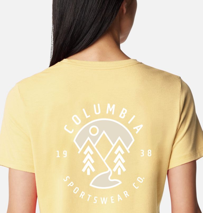 Yellow Women Columbia Sun Trek™ Technical Graphic T Shirts | 30076877