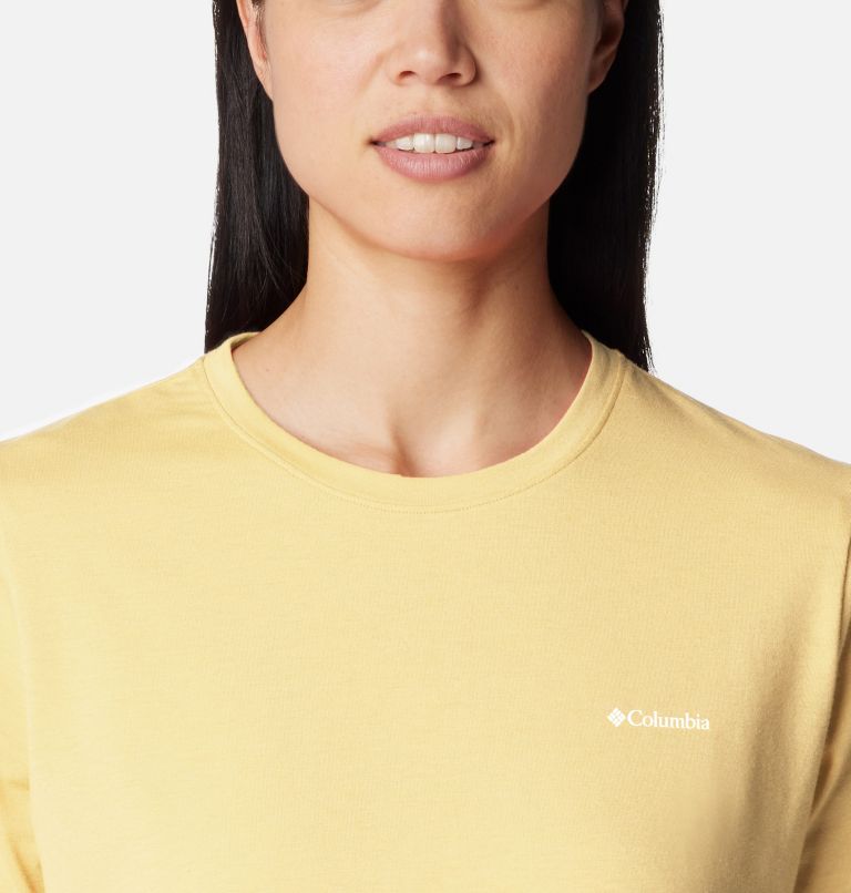 Yellow Women Columbia Sun Trek™ Technical Graphic T Shirts | 30076877